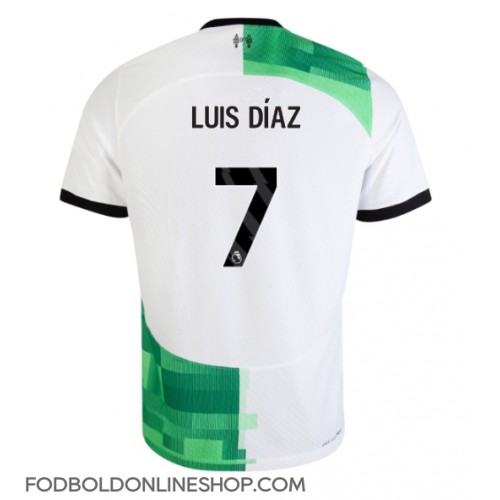 Liverpool Luis Diaz #7 Udebanetrøje 2023-24 Kortærmet